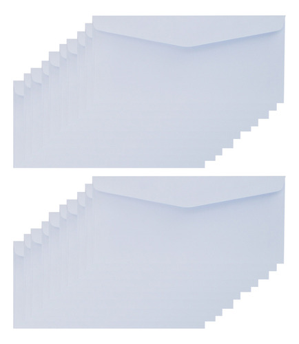 Sobres De Papel Grueso, Tarjetas Blancas Abiertas, 20 Unidad
