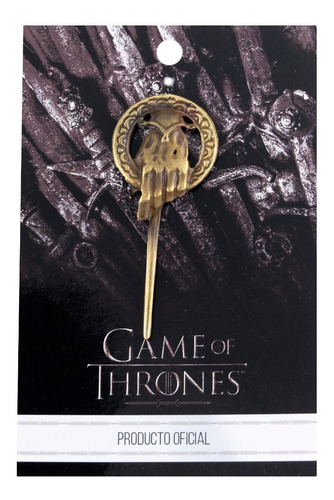 Imagen 2 de 4 de Pin - Game Of Thrones - Mano Del Rey - Licencia Oficial