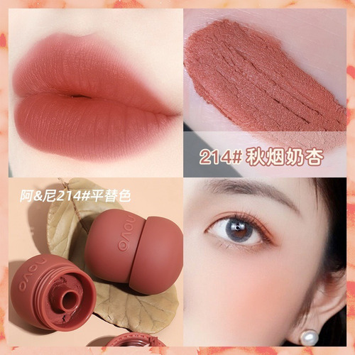 Lodo Labial Ligero Sedoso 2en1 By Labios Y Mejillas By Novo