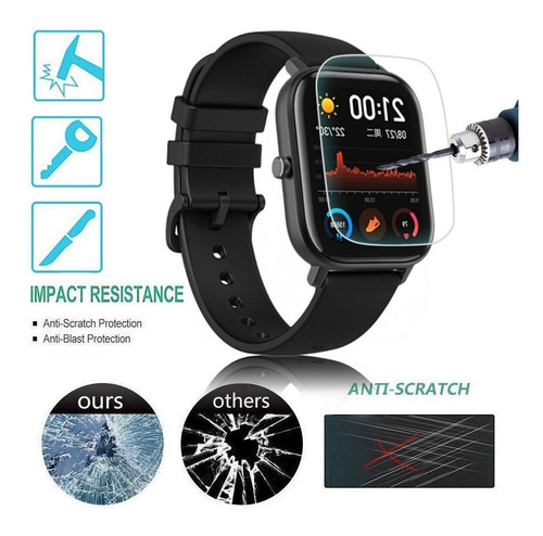 Combo De 2 Micas De Tpu Premium Para Amazfit Gts