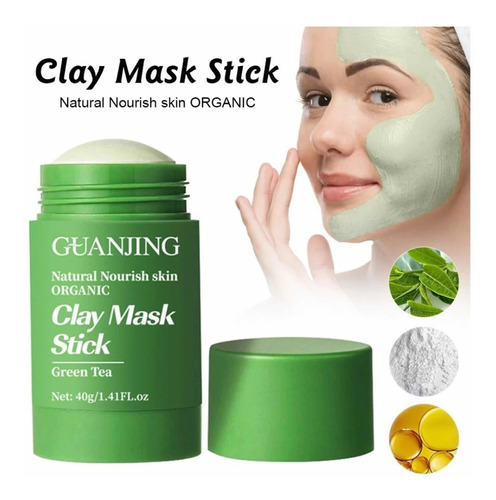 Mascarilla Facial De Limpieza Te Verde En Barra Acné