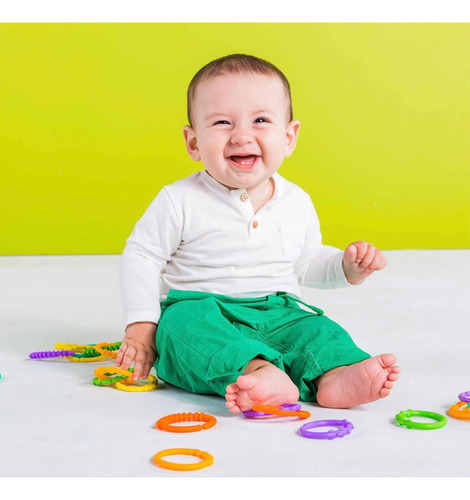 Bright Stars Juego De Eslabones Para Bebé Con 24 Pzas