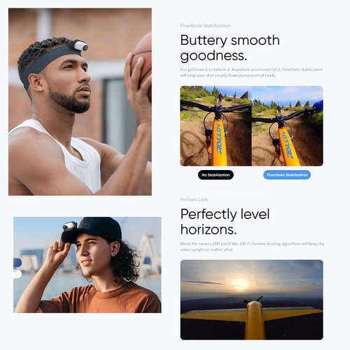 Imagen 3 de 6 de Cámara De Vídeo Mighty 2 Tiny Go Insta360 Estabilización Aut