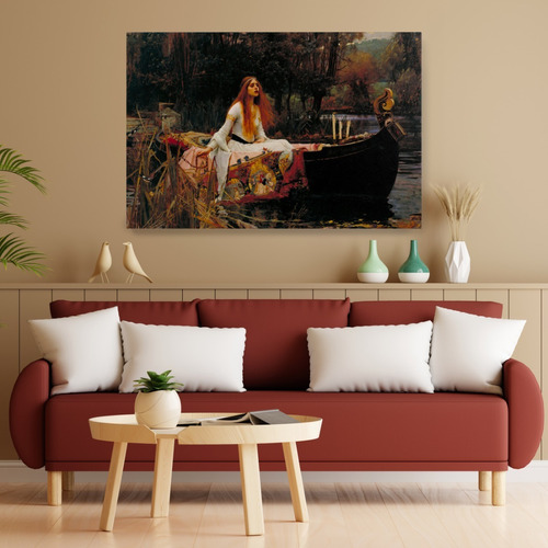 La Dama De Shalott Waterhouse Pintura Para Habitacion60x40cm