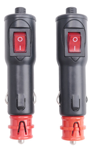 Adaptador De Corriente De 2 Piezas, Conector De 12 V Para Co