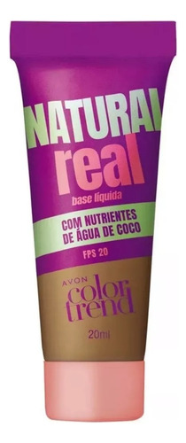 Base Líquida Natural Real 20ml C Trend Avon Fps20 Vars Cores Tom 340Q