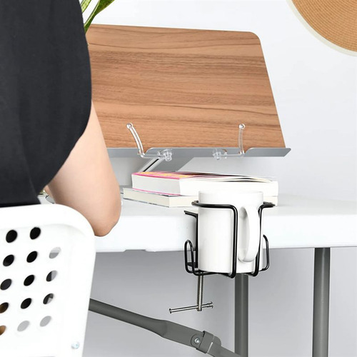 Portavasos De Mesa Con Clip, Portavasos De Metal, Portavasos