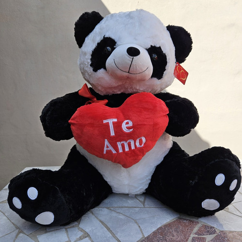 Peluches Gigantes Osos De Peluche Regalo Grande Stitch Osos Panda Corazón 60cm