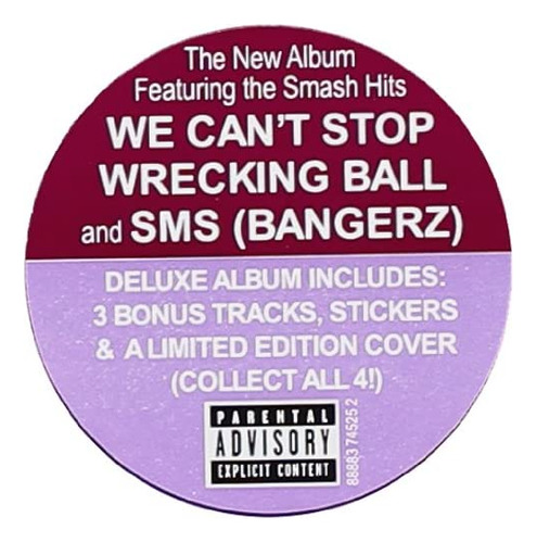 Cd: Bangerz (versión Deluxe)