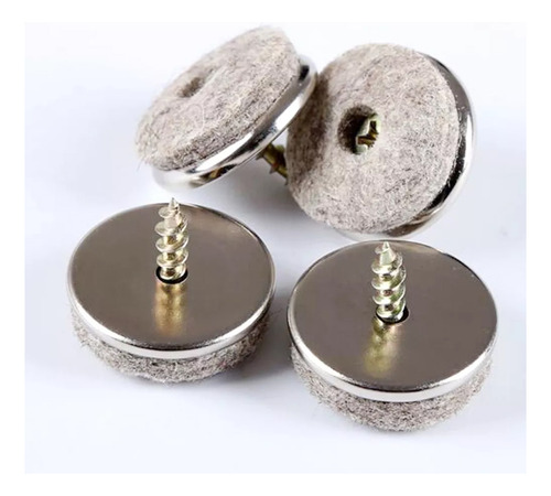 Almohadillas Deslizantes Para Muebles, Cojines Con Rosca, 22