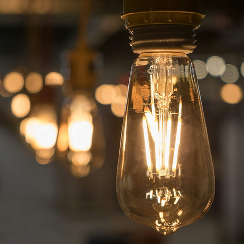 Imagen 1 de 1 de Pack X10 Ampolletas Filamento Led Edison 4w Retro Vintage