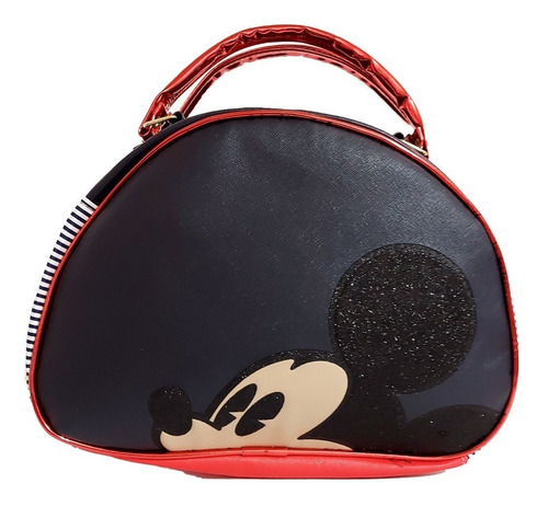 Imagen 1 de 5 de Bolsa Para Dama De Disney, De Mickey Mouse En Rojo Y Negro