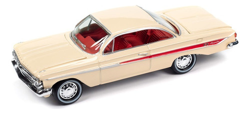 1961 Chevrolet Impala Ss 409 Crema 1:64 Johnny Lightning