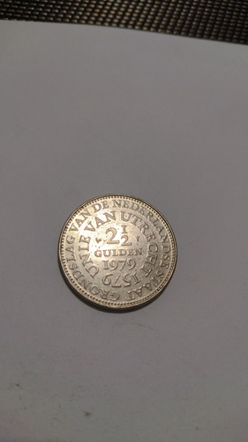Holanda  Moneda 2 Y 1/2 Gulden Año 1979 Trat Utrech