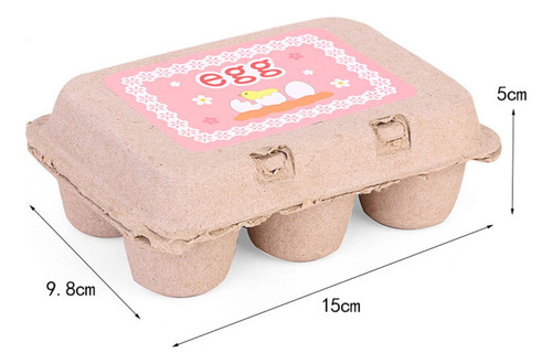 Ch Juego De Huevos De Madera For Niños De 6 Piezas