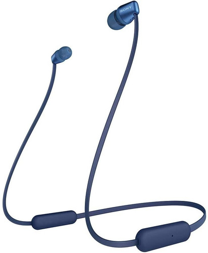 Imagen 2 de 2 de Sony Wi-c310 Azul Audifonos Inalambricos Bluetooth 15 Horas