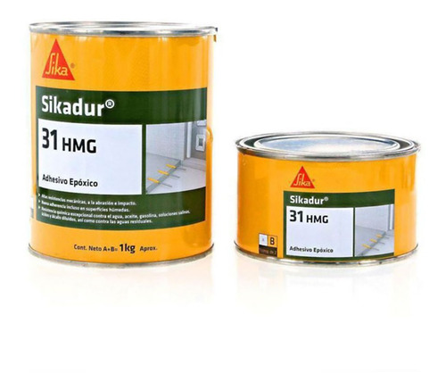 Adhesivo Epoxi Bicomponente Sikadur-31 Hmg Sika 1kg