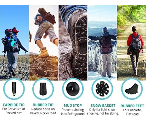 Trekology Bastones De Trekking Bastones De Senderismo Mango