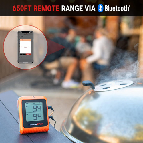 Termometro Inalambrico Para Carne Thermopro De 650 Pies, ...