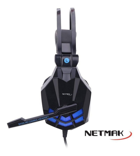 Auricular Netmak Spider Gamer Pc Notebook Ps4 Xbox One Hd