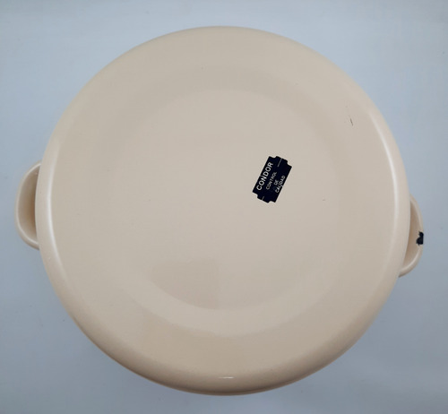 Cacerola Enlozada Antigua Condor 3 Lts Beige