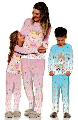Pijama Tal Mãe Tal Filha Ou Filho Princesa Ou Principe
