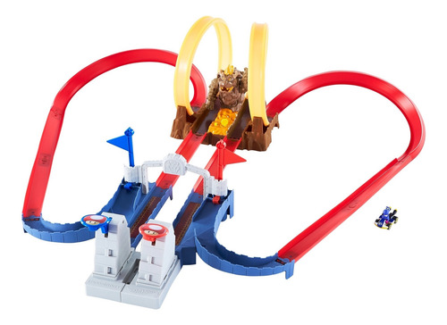Hot Wheels Mario Kart, Pista Castillo De Bowser
