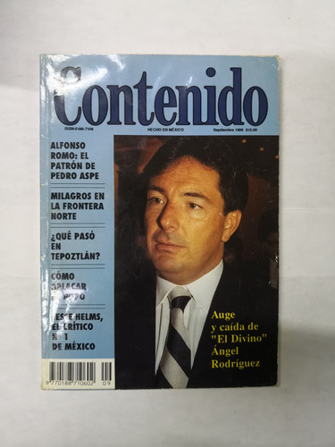 Revista Contenido Septiembre 1996,#399 El Divino A. Rodrigue