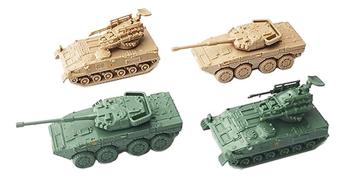 4 Simulación 1:144 Kits De Modelo De Tanque A Escala Modelo