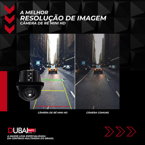 Câmera De Ré Hd Mitsubishi L200 Triton 2012 2013 2014 2015