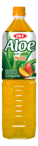 Jugo Okf Aloe Vera Sabor Mango 1500ml Caja De 12 Unidades