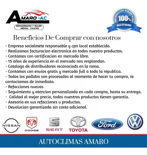 Compresor A/c Ram 1500 5.7l 2014 2015 2016 2017 2018 Cpn193