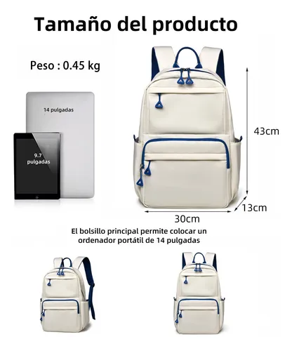 Mochila portátil 14 pulgadas hotsell