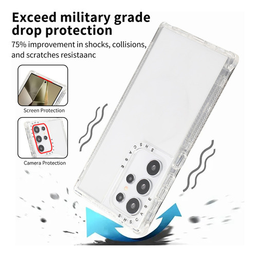 For Xiaomi Poco X7 Pro 5g Rudo Uso Funda Case Cristal