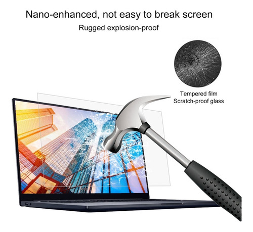 Película De Vidro Temperado Para Laptop Dell L