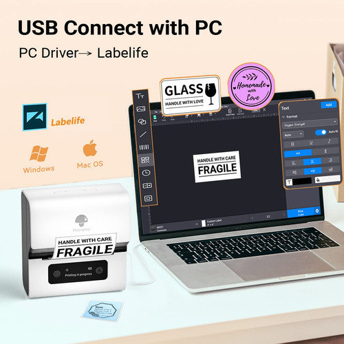 Impresora De Direcciones Label Maker Phomemo M221 Con Blueto