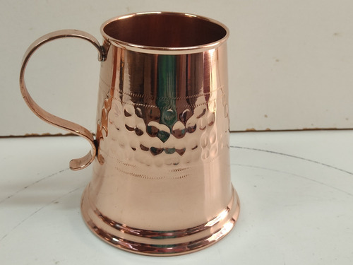 Imagen 5 de 5 de Chopero De Cobre 99.99% Tradicional Artesanía Chilena 350 Cc