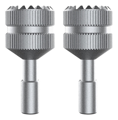 2x Extensión Del Mando A Distancia Joystick Stick Plata