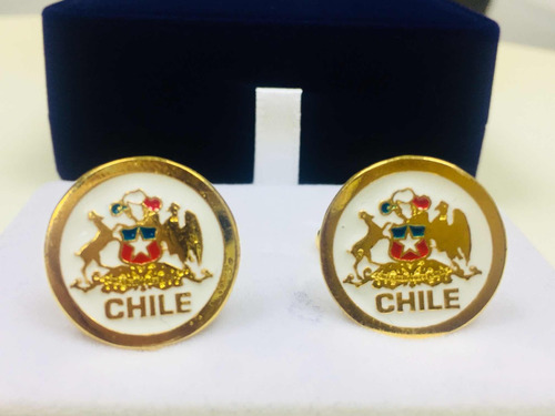 Colleras Chilenas Bañadas En Oro De 18 Kilates Encaja