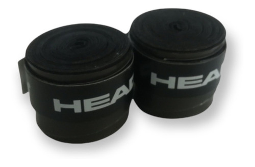 2 Piezas Overgrip Head Para Raqueta De Tenis Pegajoso Negro