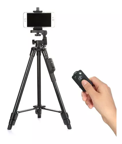 TRIPODE PARA CAMARA CON SOPORTE PARA CELULAR BST3520