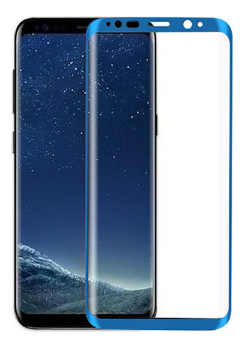 Vidrio Templado Curvo Samsung Galaxy S8 Azul