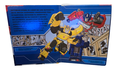 Libro De Cuentos + 10 Muñecos + Muñeco 40cm Transformers (Usado)