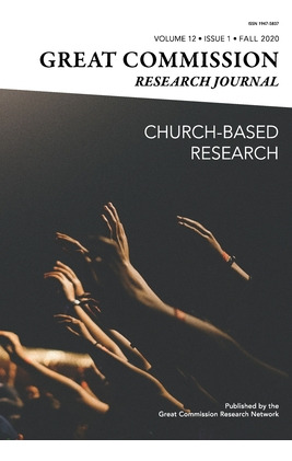 Libro Great Commission Research Journal Fall 2020 - Jung,...