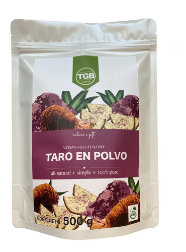 Taro 100% Puro En Polvo 500g.