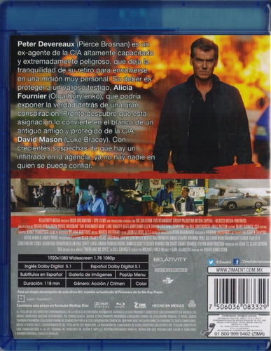 El Aprendiz November Man Pelicula En Blu-ray