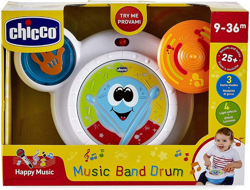 Batería Chicco Musical Infantil Electrónica Music Band Drum 