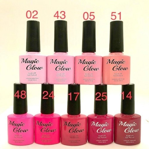 Imagen 6 de 6 de Esmalte Semipermanentes 6 Colores Con 1 Base Coat Y 1 Top C