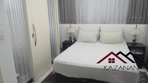 Imagem 7 de 13 de Apartamento 02 Dormitórios - Flat No Gonzaga Santos - 4652