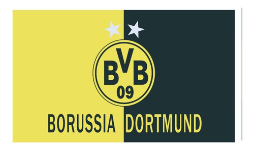  Bandera Del Borussia Dortmund Bvb 150 Cm X 90 Cm 